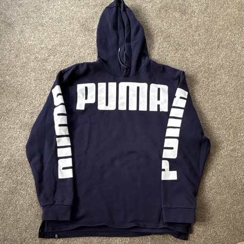 Puma men navy white pullover - men's,