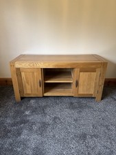 Oak Furniture Land Alto solid oak tv unit Delivery Available ? ?