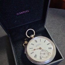 Antique Solid Silver Gents H