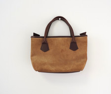 Owen Barry Brown Suede Handbag- Thames Hospice