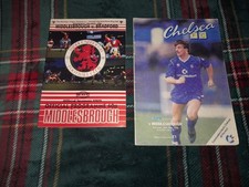 Middlesbrough FC Programmes 1987-1988 Season. *Play Off Games Bradford & Chelsea