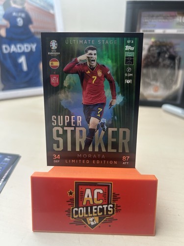 Match attax euro 2024 morata - match,