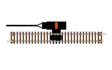 Hornby TT8001 TT Gauge Power Connecting Track 166mm