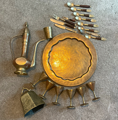 Brass engraved plate - brass,