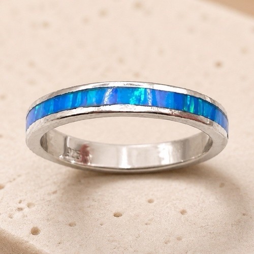 925 sterling silver blue opal - sterling,