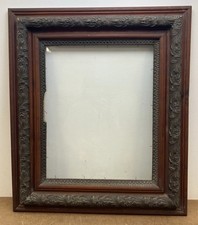 Antique Picture Frame gold wood vintage ornate gilt gesso art old FITS 16" x 20"