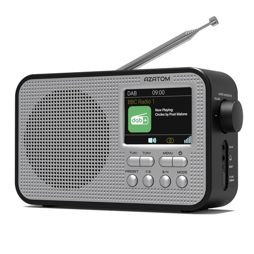 Dab portable radio speaker - portable,