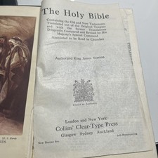 Antique 1934 Holy Bible