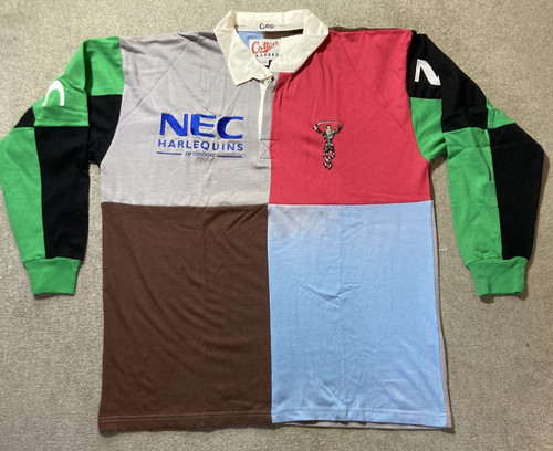 Vintage harlequins rugby shirt - vintage,