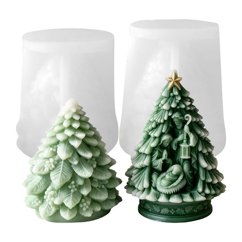 Christmas tree silicone - 3d,