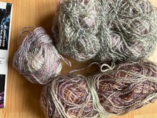 70g Stylecraft charm Yarn oddment mixed Acrylic Wool mohair mix knitting crochet