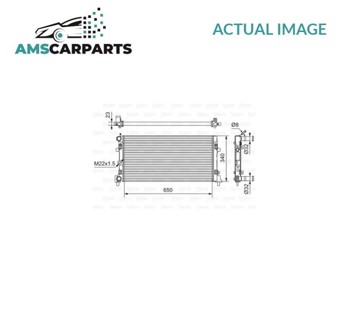Engine cooling radiator 701522 - cooling,