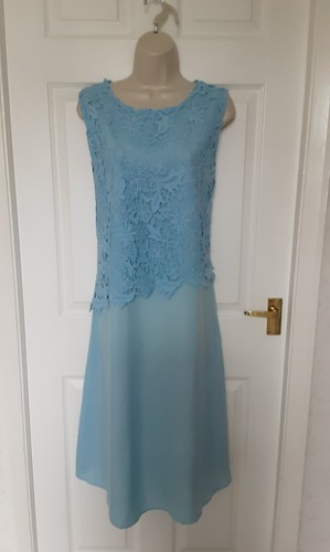 Shift dress aline blue - dress,