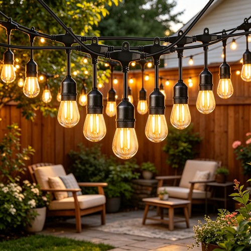 150ft outdoor festoon - 150ft, lights