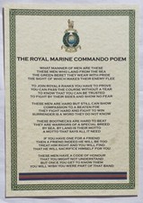 Royal Marines Commando Poem
