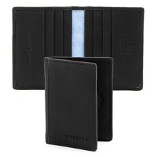 Hoxton Two Fold Leather Credit Card Holder by Gryphen