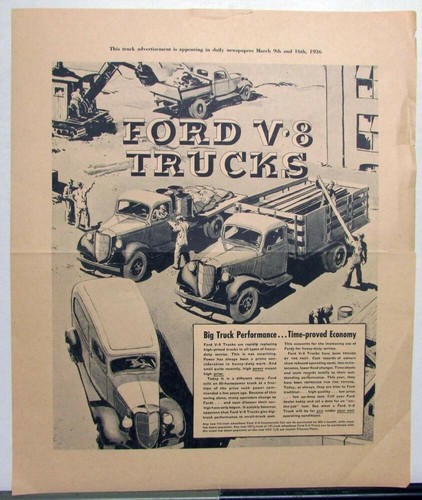 1936 ford trucks - v8, heavy