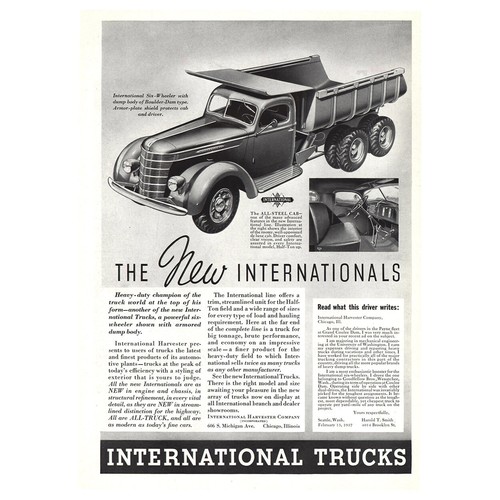 1937 international trucks six - 1937,