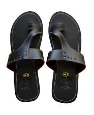 Barefoot Toe Ring African Leather Men Sandals/Gift For Him/Father's Day Gift