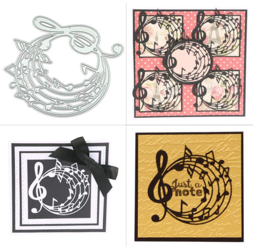 Music circle metal - metal, die