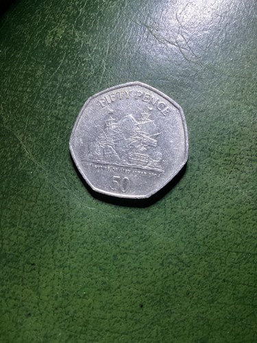 Rare 50p capture gibraltar - of,