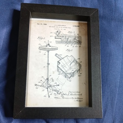 Vintage framed 1964 hoellerich - framed,