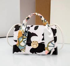Womens Cow Print Shoulder