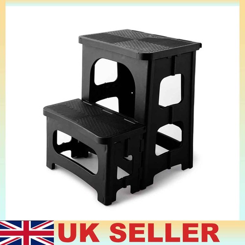 Folding double step - double, stool