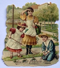 Card Topper Victorian, Tags, Vintage, Scrapbooking, Journal, Children, Dogs