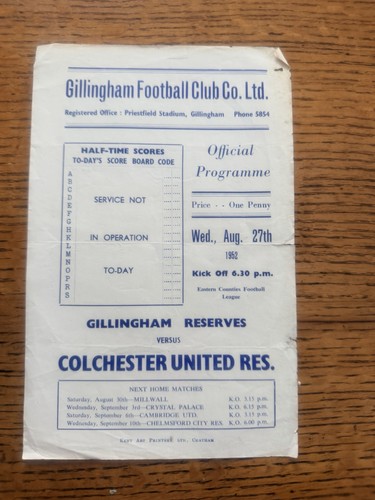 Gillingham reserves - reserves, v