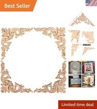 Durable Oak Wood Carved Decor