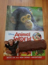 EAGLEMOSS DISNEY ANIMAL WORLD FIGURE + BOOK SERIES ISSUE 6 - BABY CHIMP & LOG