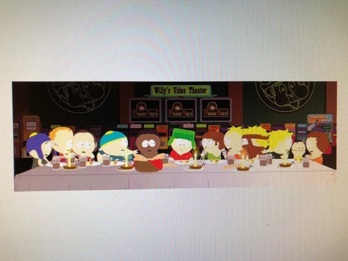 South park last supper 12x36 - supper,