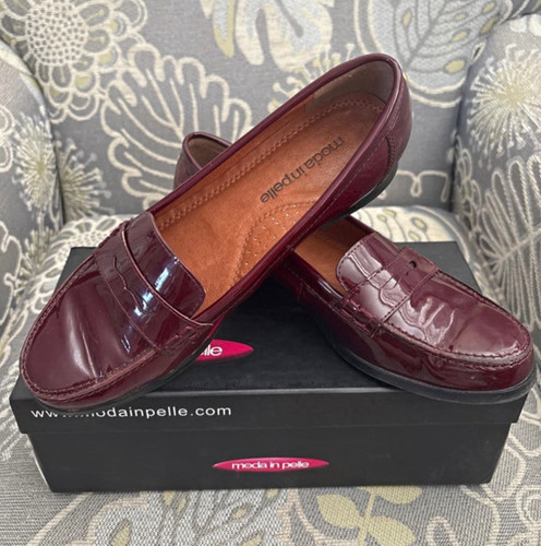 Moda pelle ezmie burgundy - in,