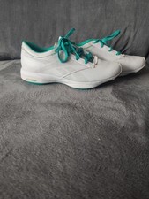 Women's Reebok Easytone lace up white /turquoise Size UK 5