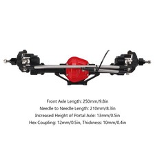 °CNC Metal RC Car Front
