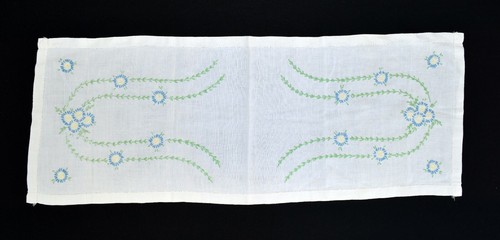 Vintage blue embroidered - vintage,