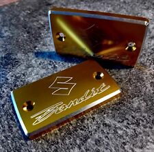 Suzuki Bandit 400 600 650 1200 1250 Fluid Caps Reservoir Cap Gold  X1