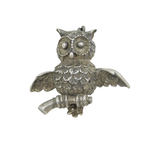 Sterling silver wise owl - sterling,