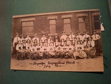 Early Postcard, Longridge Congrigational Church Real Picture, Lancashire (Z1)