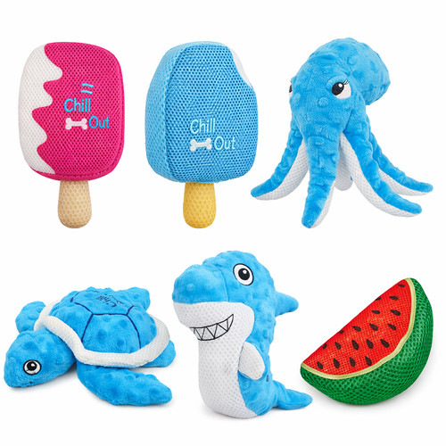 Chill out cooling dog toys - out,