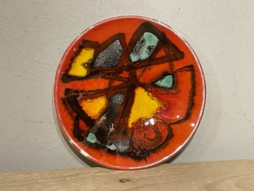 Poole pottery volcano trinket - poole,