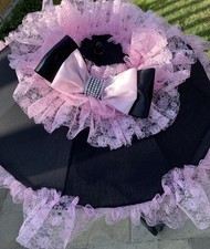 Frilly Pink/Black Pesci Baby