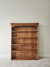 Pine Wall Hanging Cups Herbs Spice Rack Display Shelf 