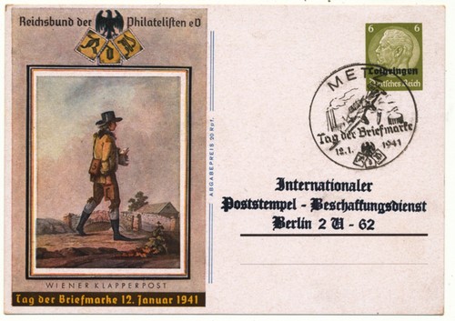 Lorraine 1941 postal