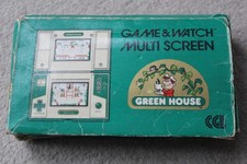 ORIGINAL NINTENDO CGL GAME & WATCH GREEN HOUSE EMPTY BOX