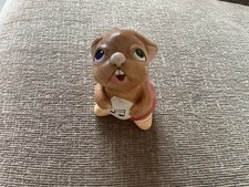 Pendelfin Studios Hand Painted Stonecraft Rabbit Figure - Rolly  Red Trousers vg