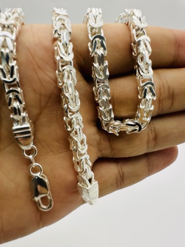925 sterling silver 5mm mens - 6.5mm,