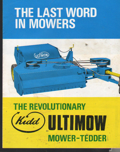 Kidd ultimow mower tedder - "ultimow", mower-tedder