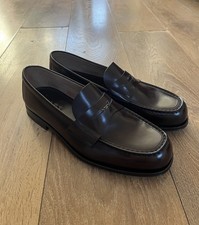 PRADA Leather Loafers with A